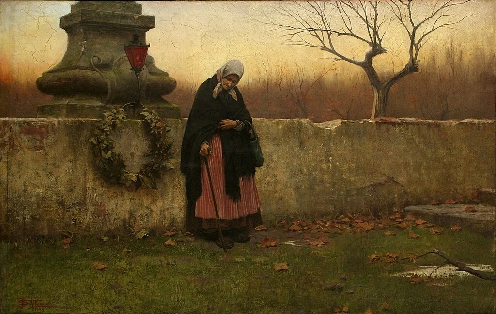 Il giorno dei morti - Národní galerie v Praze, Praga